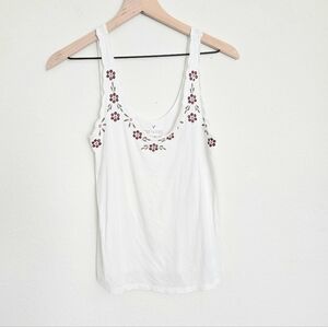 American Eagle Soft & Sexy Embroidered Tank Top